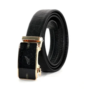 Dây Nịt Da Bò Dập Vân Cá Sấu Gucasa (DVCSMTRT003-01)