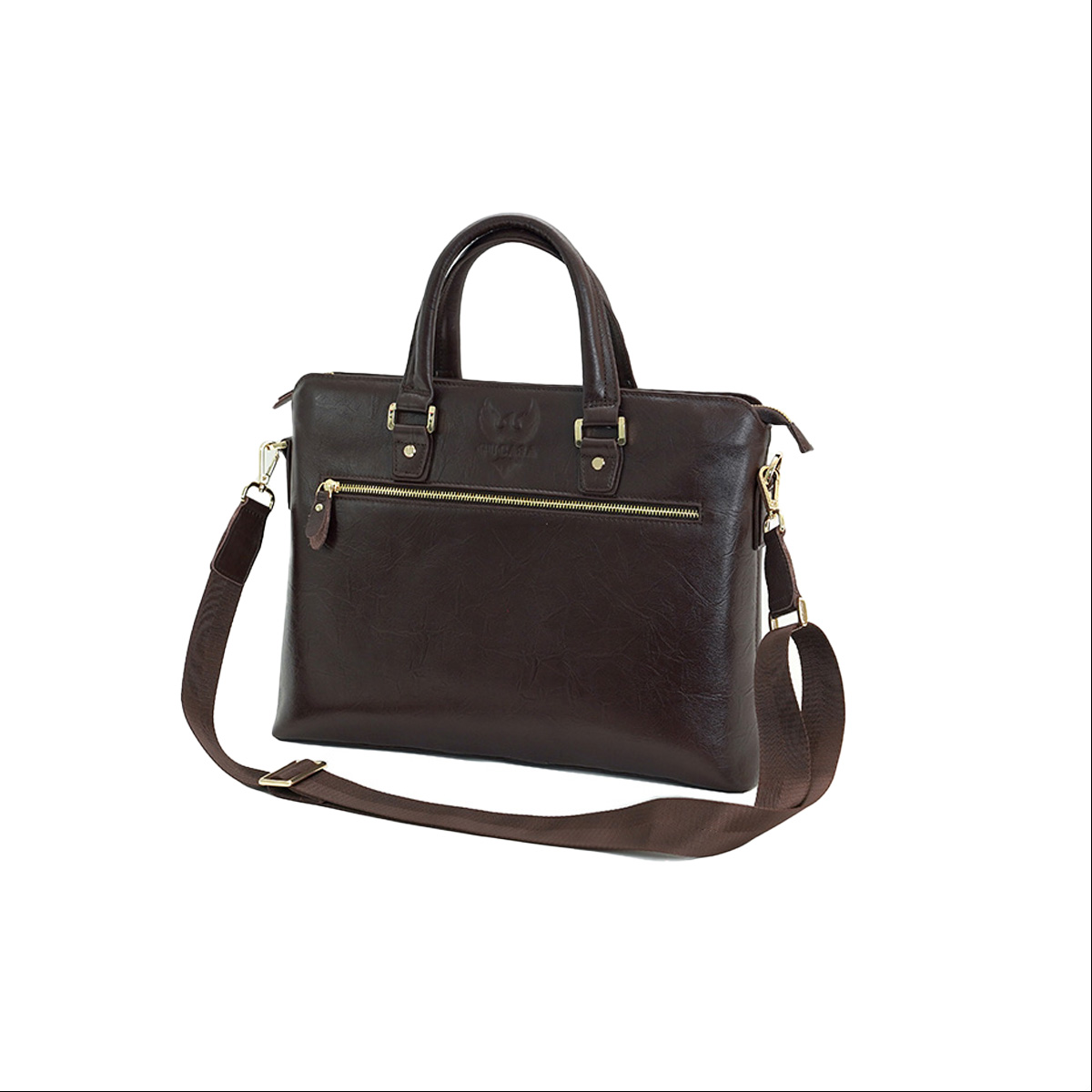 Túi xách da bò nâu 2