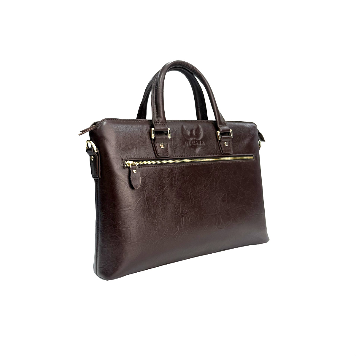 Túi xách da bò nâu 4