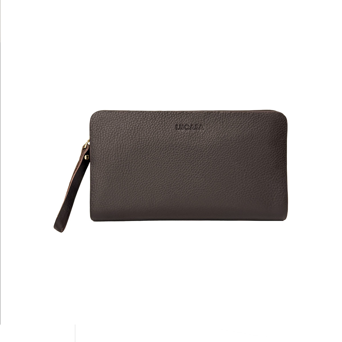 Ví Clutch Lucasa hạt nâu 16 -1