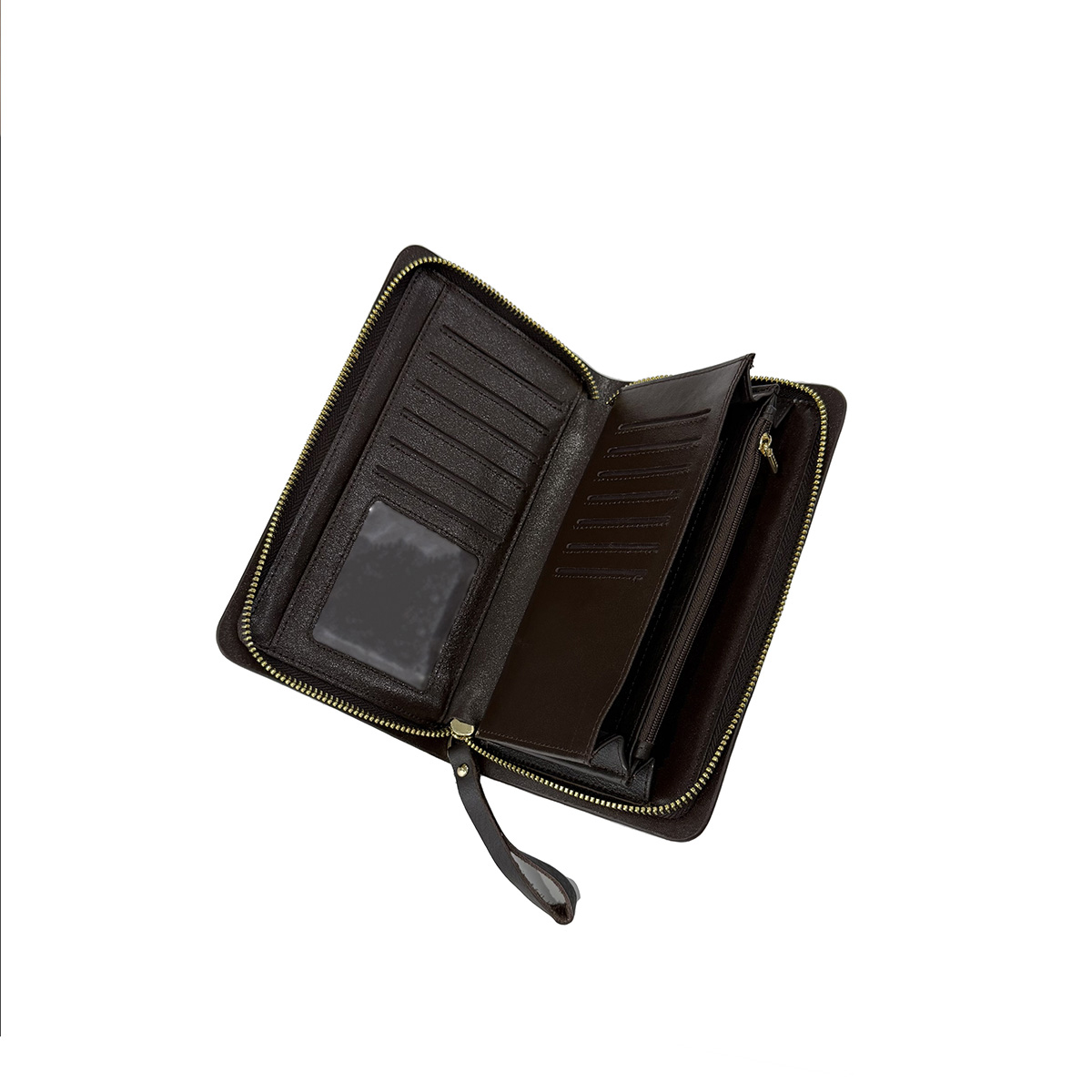 Ví Clutch Lucasa hạt nâu 16 -3