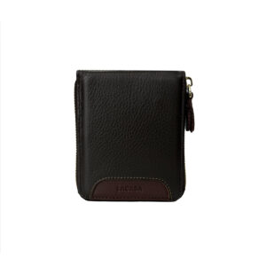 Ví Da Bò Khóa Kéo mini Lacasa