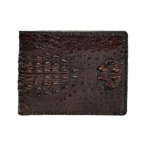 Ví Da Cá Sấu Nguyên Con 2 Mặt Dáng Ngang Đẳng Cấp